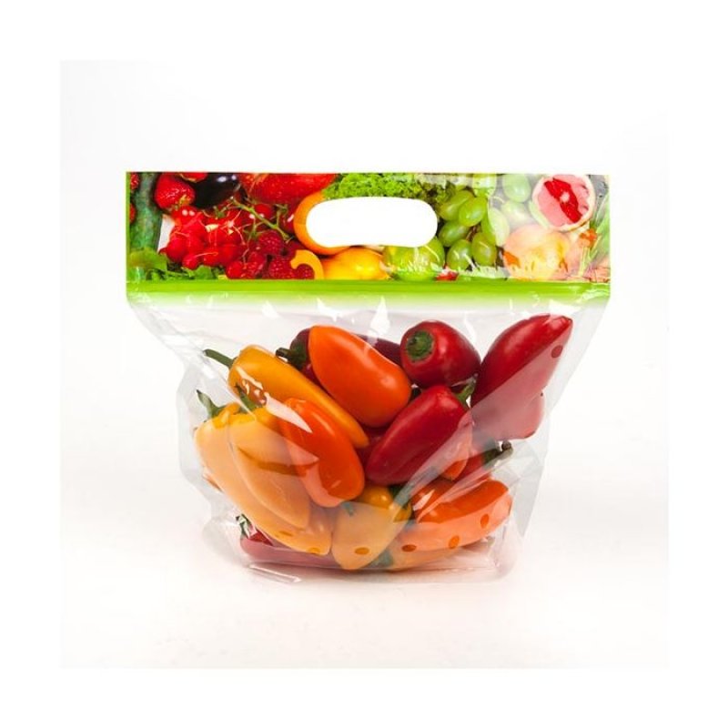 clear fresh fruit packaging bag with